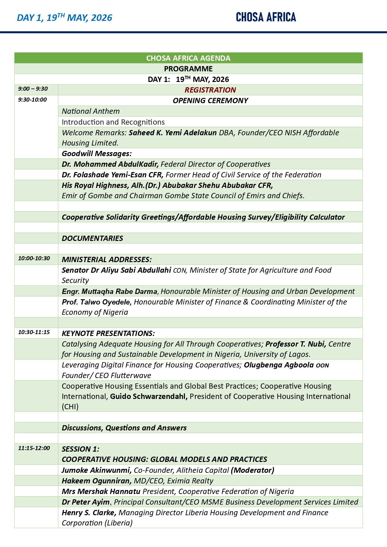 4 page flyer