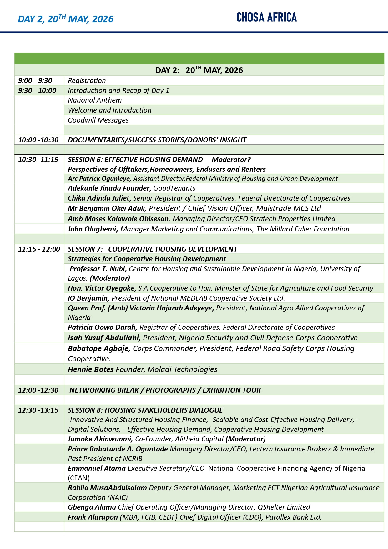 Full Program