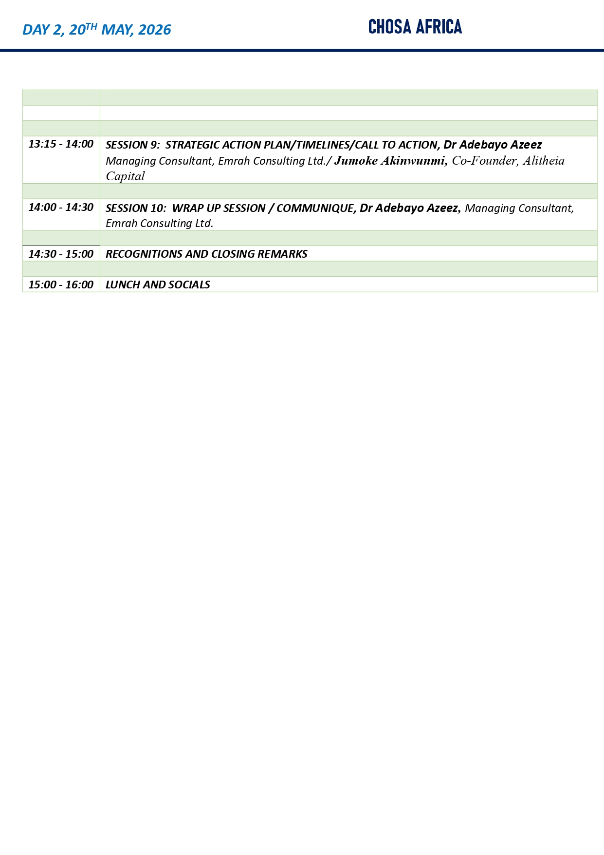 Full Program